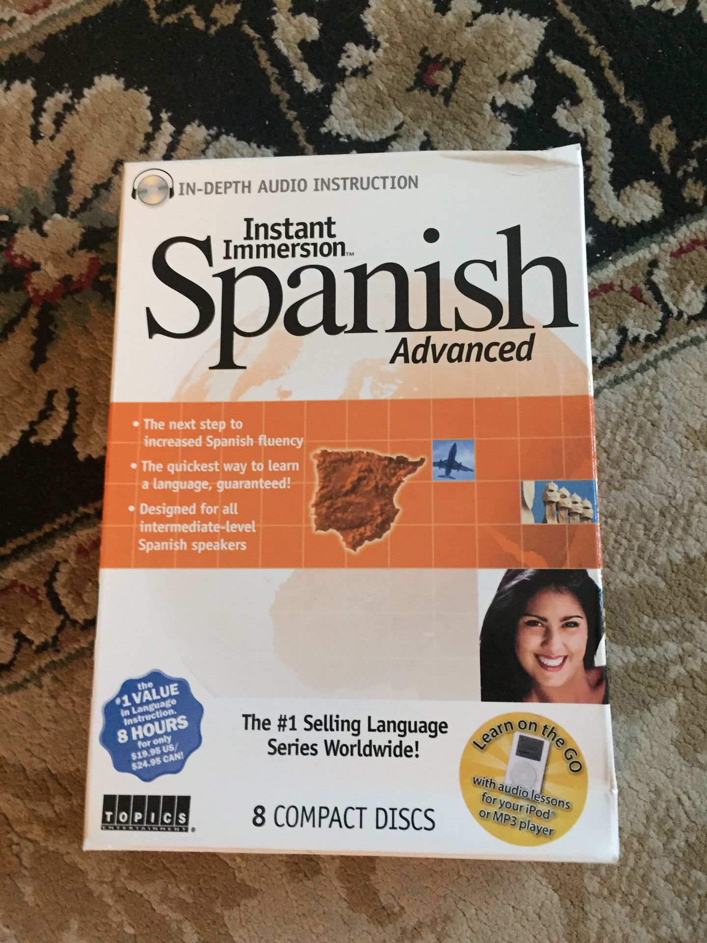 Instant Immersion Spanish Tutor/ Training / Learning , Advanced. 8 CDs. Never Used $10 OBO