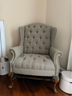 Wingback Gray Chair