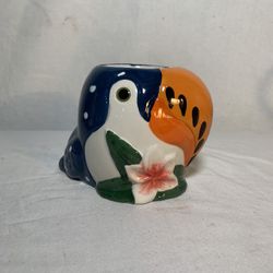 Ceramic Toucan Candle Holder