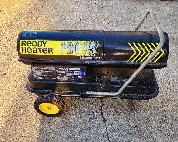 Kerosene Portable Forced Air 115,000 BTU Reddy Heater 