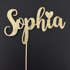 Cake Topper, Birthday Decorations