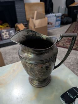 WM Roger silver pitcher