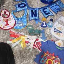 One Year Old Birthday Items!