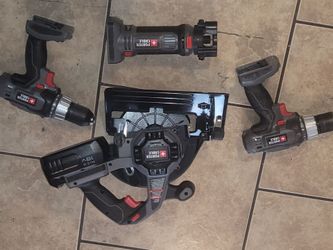 NewPorter-Cable  Cordless  18v rotary tool,saw ,and 2 Cordless  + 1 battery