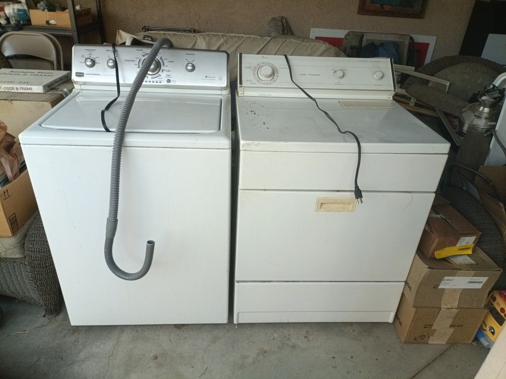 Maytag Washer And Whirlpool Gas Dryer