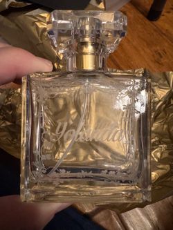 Glass perfume bottle 2 ounces