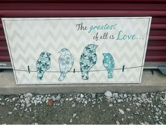 Love Themed Wall Canvas