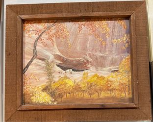 Art work by unknown Canyon De Shay cliff dwelling