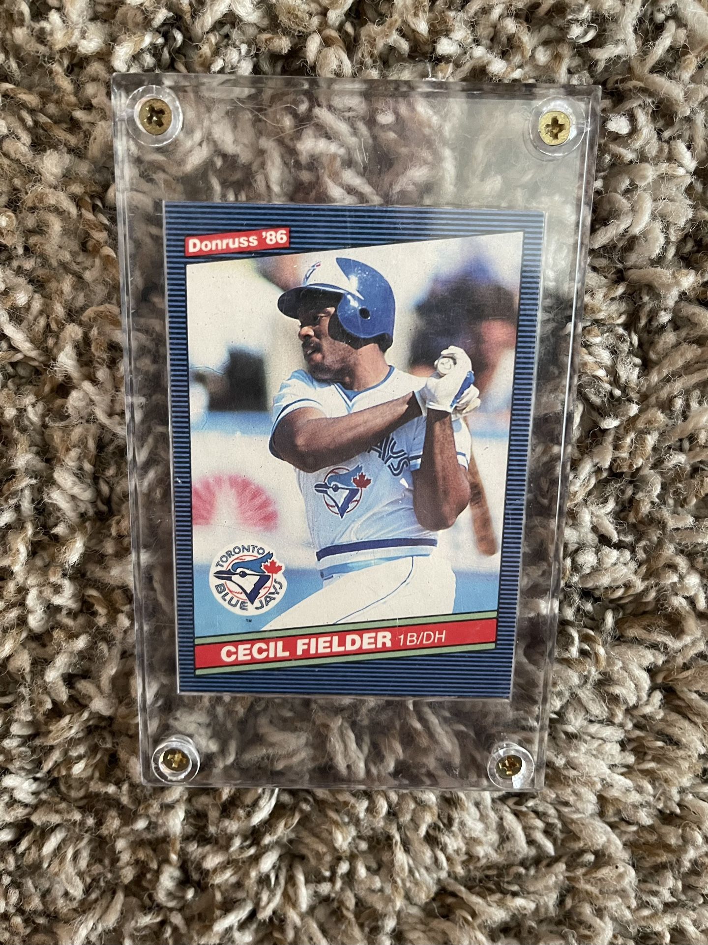 1986 Donruss Cecil Fielder Rookie Card.