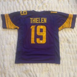 MN Vikings Adam Thielen Signed Mens (Or Unisex) Jersey
