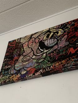 Mario painting throw a price