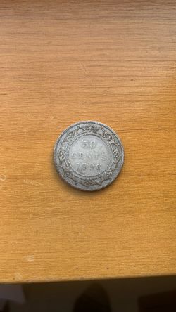 Canada Newfoundland 50 cent coin - 1896