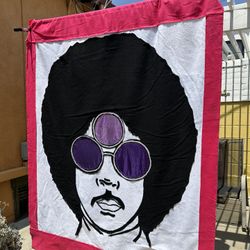 Unique 7ft x 5ft Felt Artwork of Prince