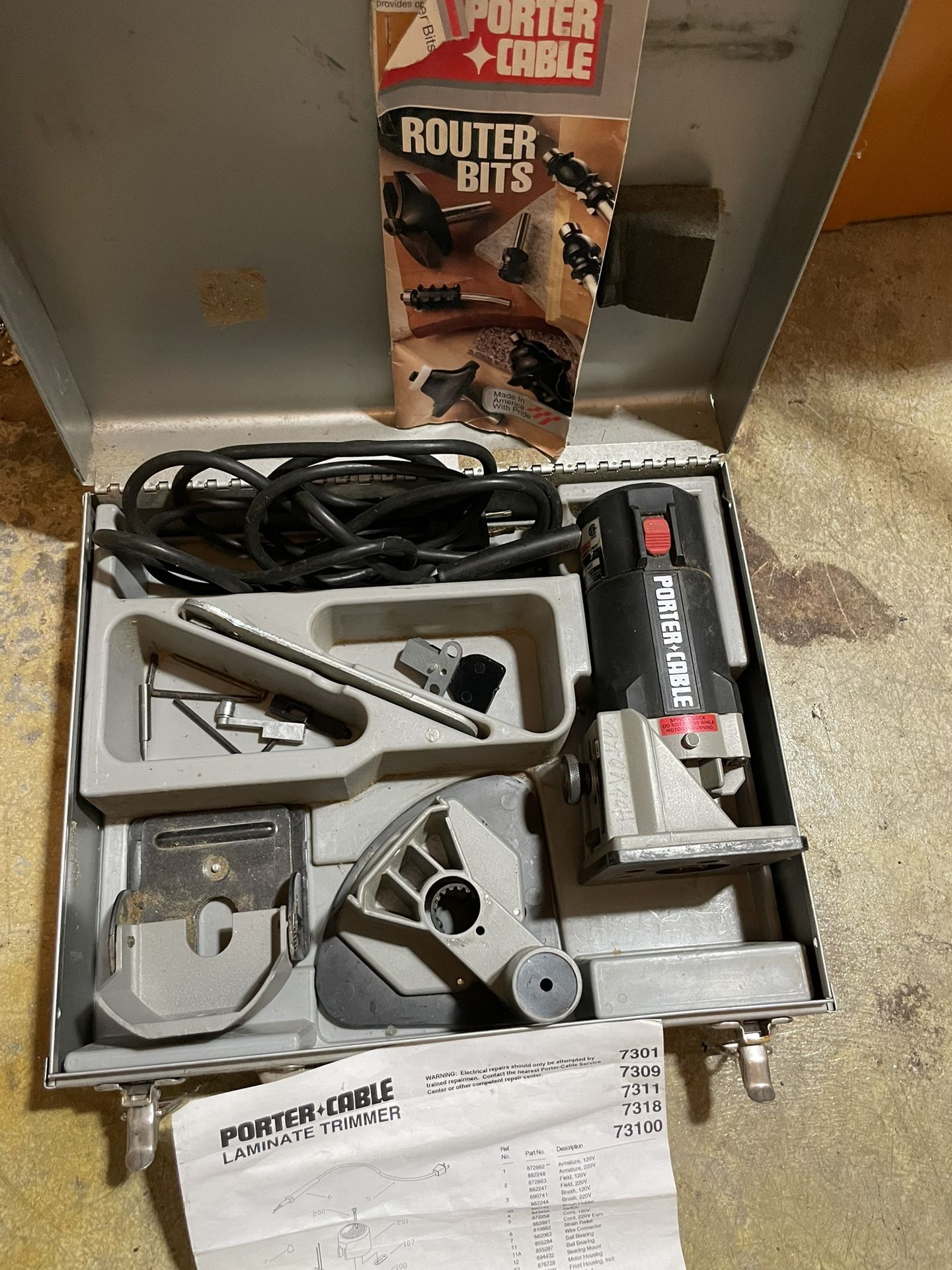 Porter Cable Laminate Trimmer