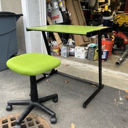 Small Computer Desk with Matching Chair
