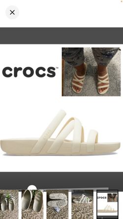 NEW!  CROCS Splash Strappy Slide Sandal