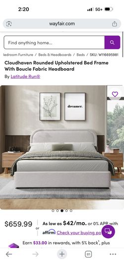 Queen Sized Bed Frame 