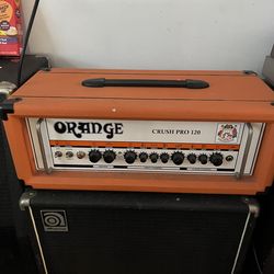 Orange amp  cr120 crush 120 and ampeg cab