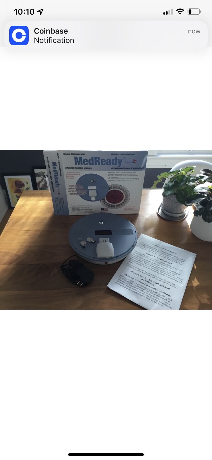 MedReady Medicine Daily Dispenser With Lock & Key