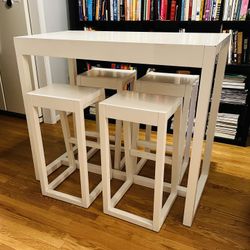 West Elm Bar W/Stools