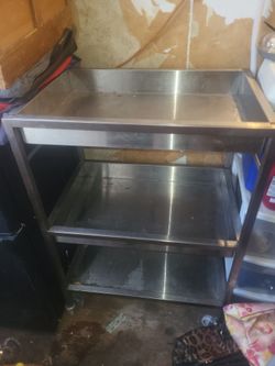 Stainless Steel Utility Rolling Cart