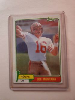 81 Topps Joe Montana Rookie