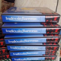 ingles sin barreras equipo cds dvd, libros de ejercisios