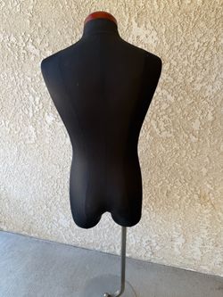 Black Fabric Dress Form Mannequin with Stand