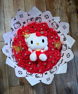Hello Kitty Eternal Rose Bouquets
