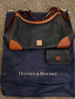 Dooney & Bourke Black Pebble Leather Tote Bag