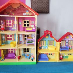 Peppa pig house toys 