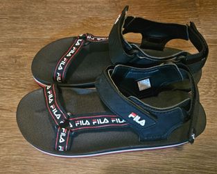 Fila Black Strap Sandals