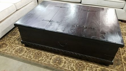 Large coffee table with storage