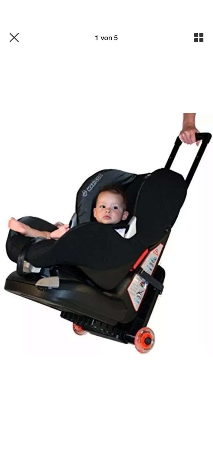 Airport car seat trolley