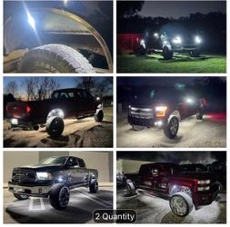ROCKLIGHT-R8 8PC Premium Dual LED Rock Lights – Heavy-Duty Off-Road Underbody Lighting Kit