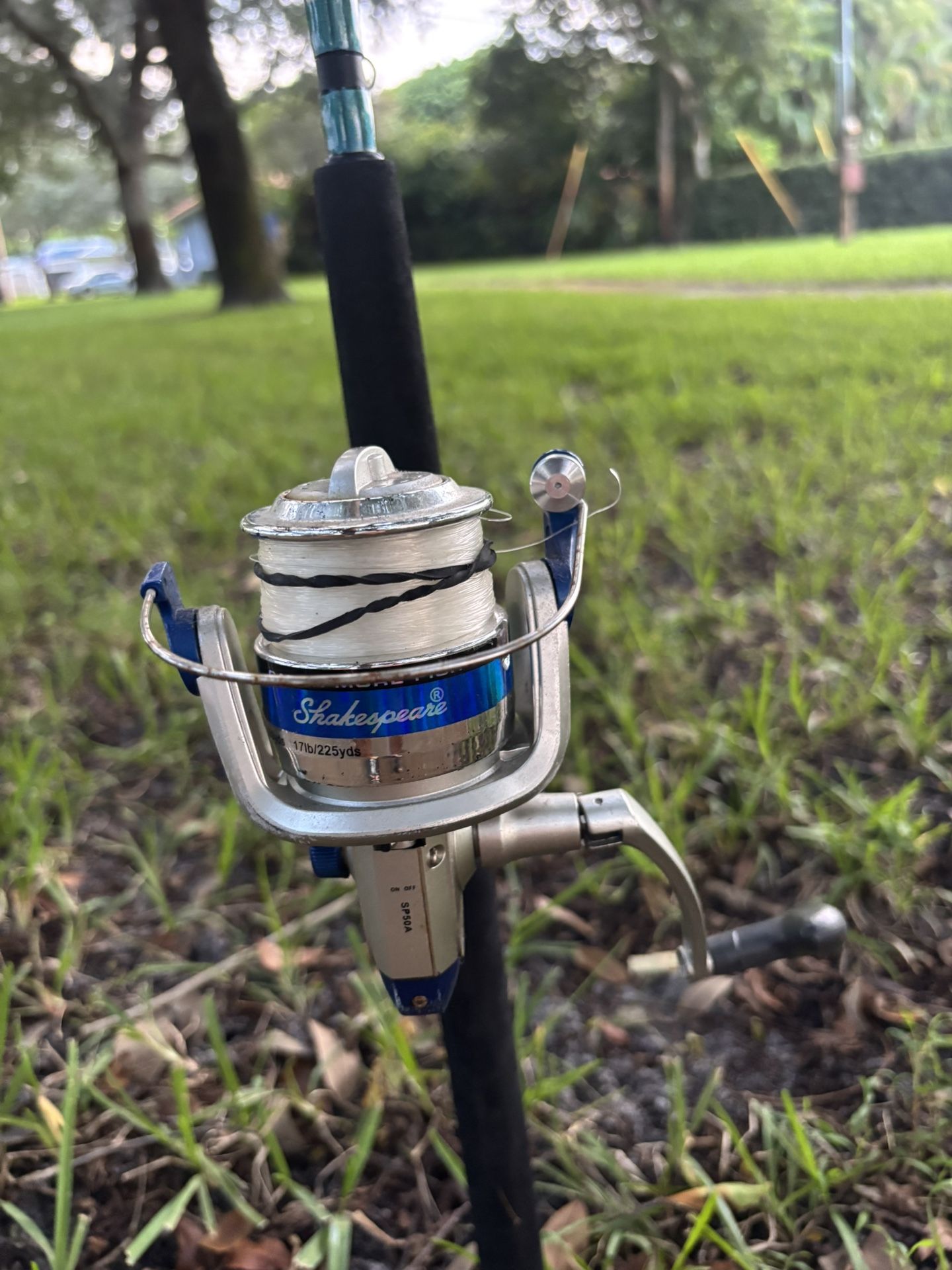 🎣 Preowned Shakespeare 50 Reel with Mono and Preowned Shakespeare Catch More Fish 2PC 7FT Rod 🔥 