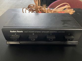 4 way speaker control center
