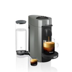 Nespresso Vertuo Plus Coffee and Espresso Maker by De'Longhi, Grey