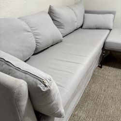 Couch Ottoman & Pullout Bed 