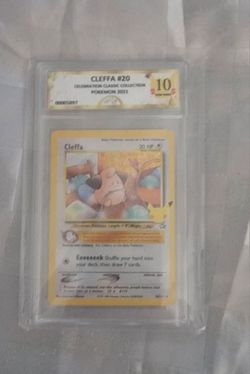 Graded Clefa Pokemon Card