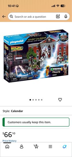 Playmobil Advent Calendar Back To The Future Set