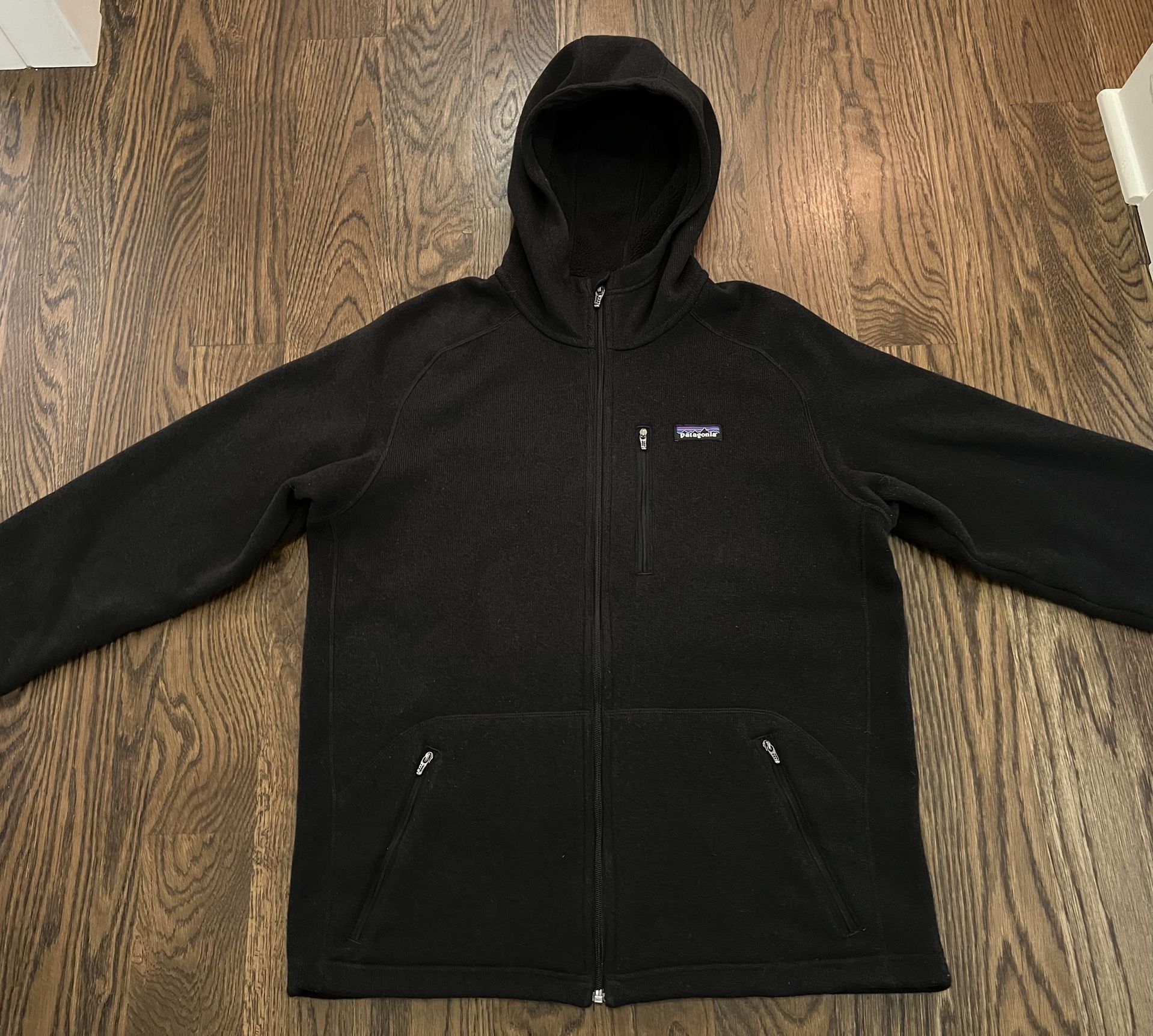 Patagonia Men’s Better Sweater Hooded Jacket Performance Full Zip Fleece  Hoodie