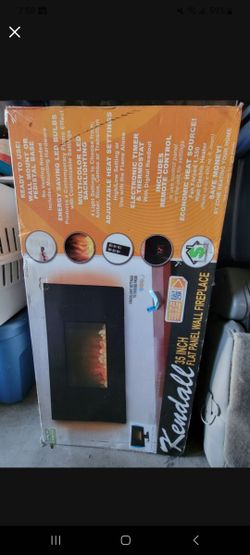 Brand New Electric Flat Panel Fireplace 