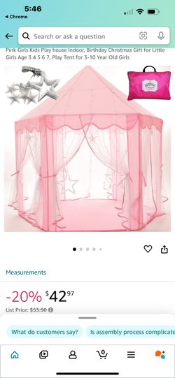 Princess Castle Tent