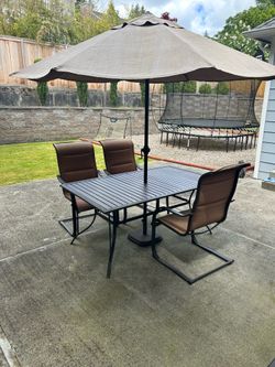 Outdoor Patio Set (only 3 chairs)