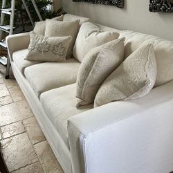 Arhaus - 2 Couches 2 Swivel Chairs (Slip Cover) 