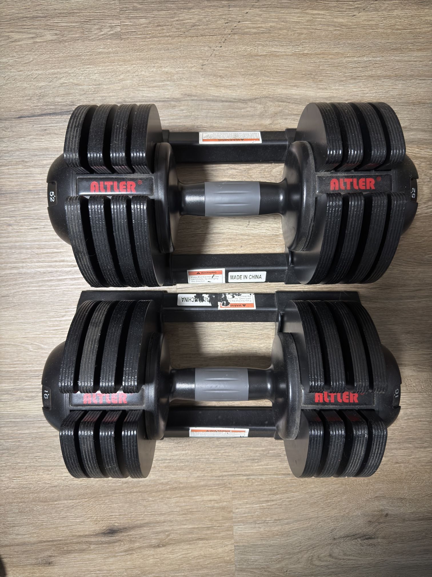 Alter Adjustable Dumbbells Pair