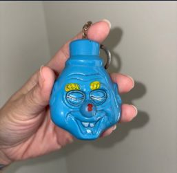 Vintage clown keychain