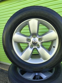 20" RAM RIMS & TIRES... 5 LUG