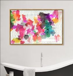 Oliver Gal Artist Co. Abstract Wall Art Framed Canvas 32"x47"
